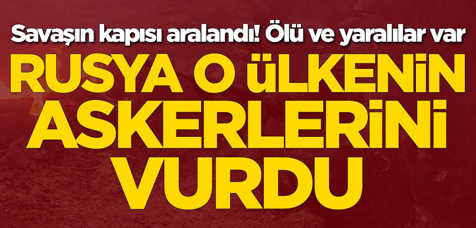 Rusya'dan Ukrayna askerlerine saldırı! Ölü ve yaralılar var