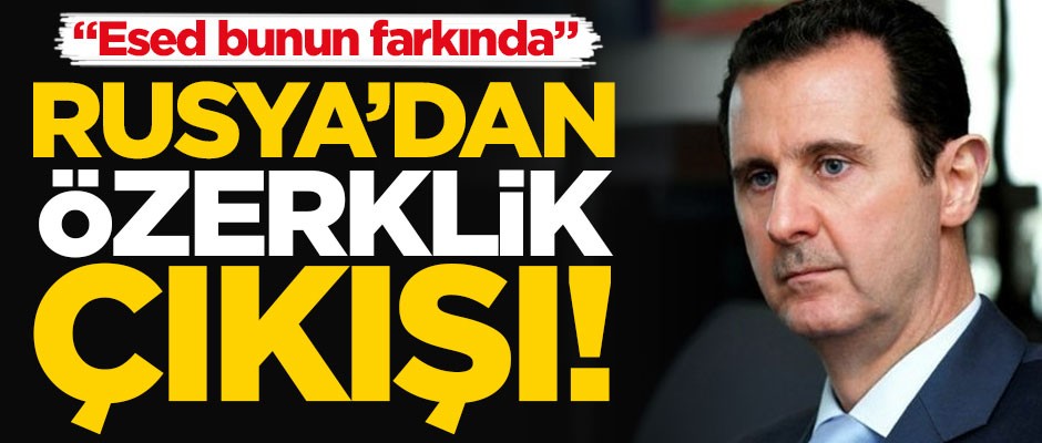 Rusya'dan 'Özerklik' çıkışı! Esed rejimi bunun farkında