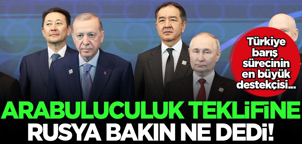 Rusya'dan ret: Türkiye'nin Ukrayna'da arabuluculuk önerisi için yanıt geldi! Ruslar kararı verdi