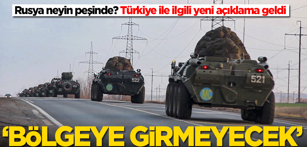 Rusya'dan Türkiye ile ilgili Dağlık Karabağ açıklaması