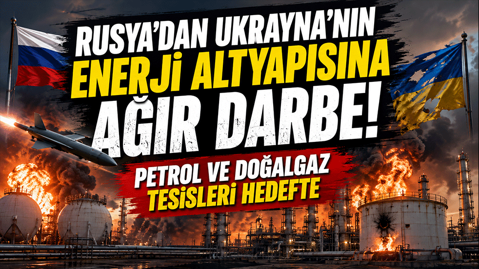 Rusya'dan Ukrayna'nın enerji altyapısına ağır darbe! Petrol ve doğalgaz tesisleri hedefte