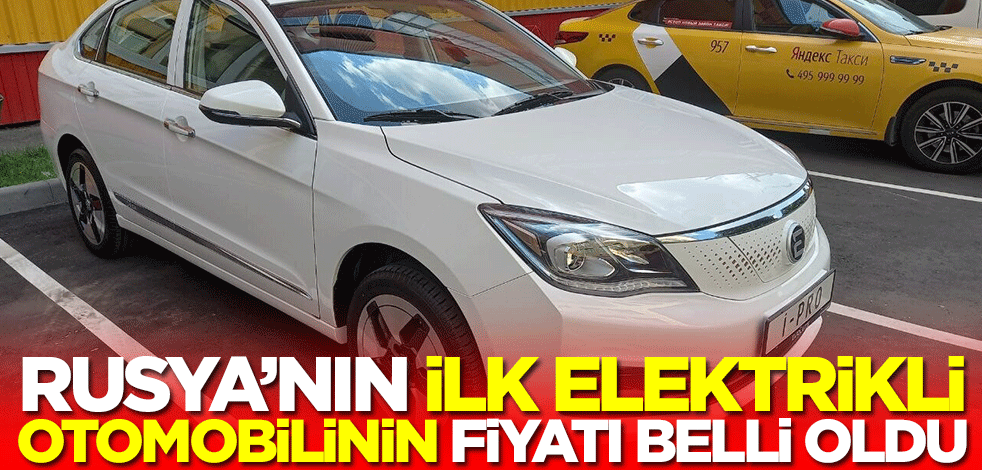 TOGG merak ediliyordu! Rusya'nın ilk elektrikli otomobilinin fiyatı belli oldu