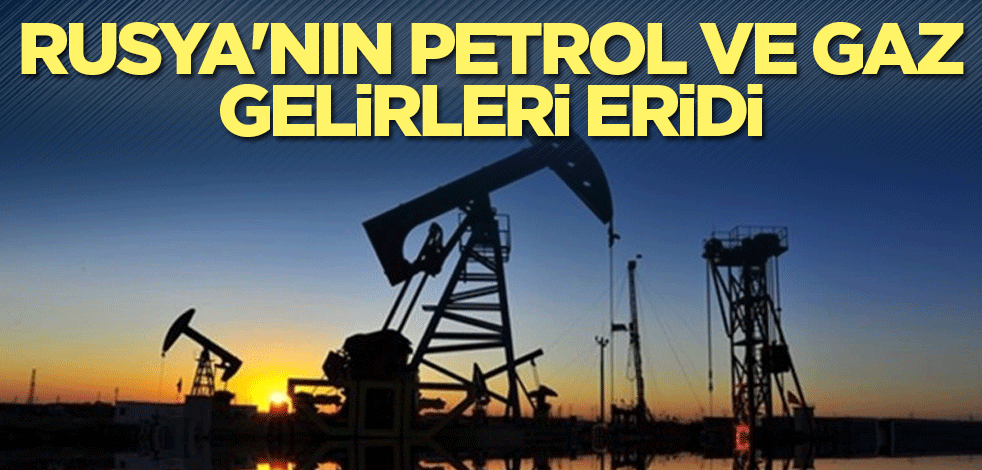 Rusya'nın petrol ve gaz gelirleri eridi