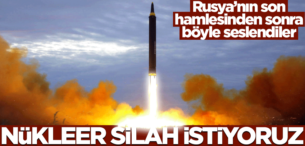 Rusya'nın son hamlesinden sonra ABD'ye seslendiler! "Nükleer silah istiyoruz"