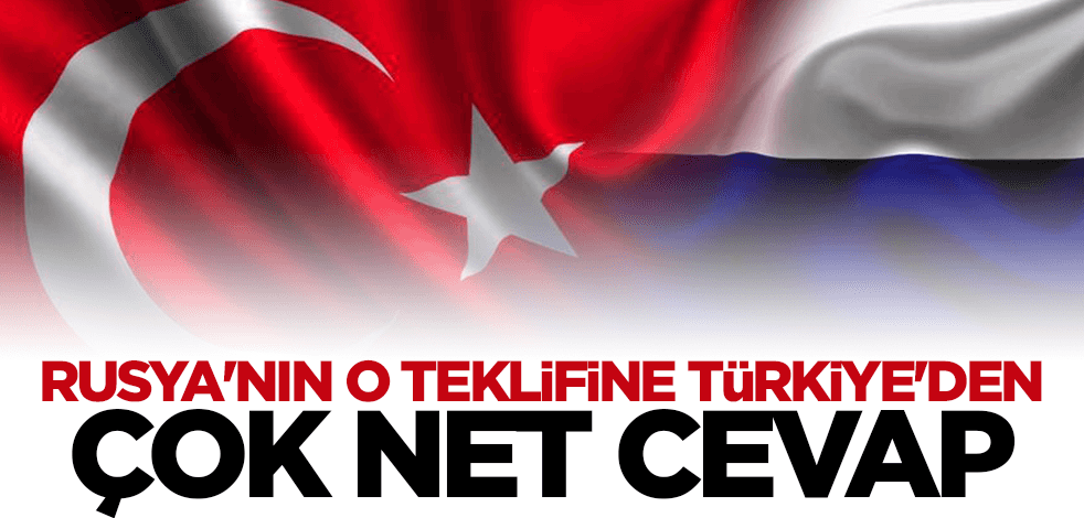 Rusya'nın teklifine Türkiye'den net cevap: Bizim muhatabımız değil