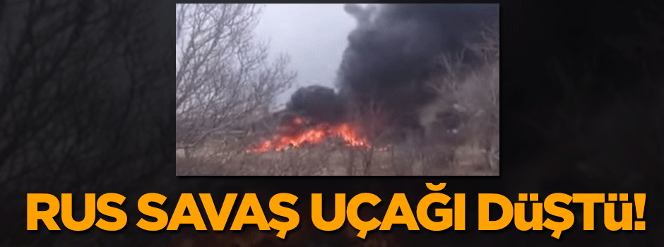 Rusya’ya ait Su-25 savaş uçağı düştü