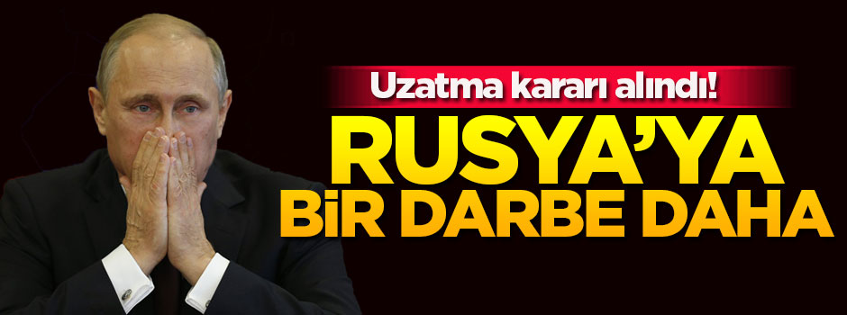 Rusya'ya bir kötü haber daha!