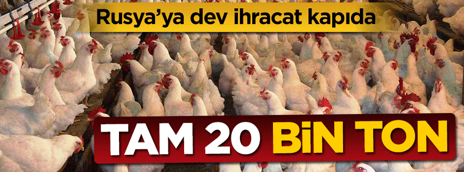 Rusya'ya dev ihracat kapıda... Tam 20 bin ton
