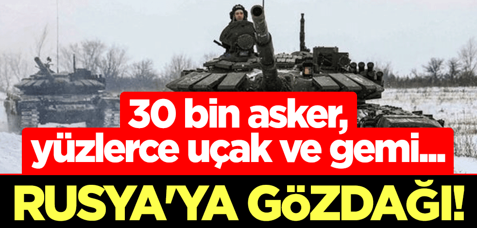 Rusya'ya gözdağı! 30 bin asker, yüzlerce uçak ve gemi...