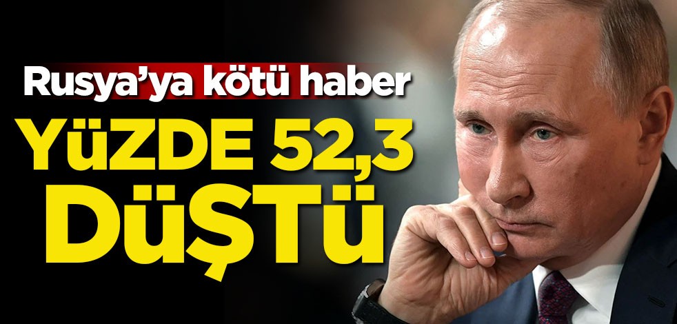 Rusya'ya kötü haber! Gazprom'un doğalgaz geliri yüzde 52,3 düştü