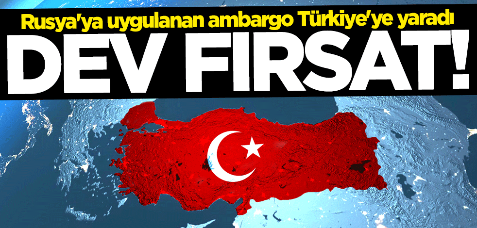 Rusya'ya uygulanan ambargo Türkiye'ye yaradı