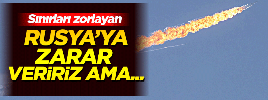 'Rusya'ya zarar verebiliriz ama sabırlıyız'