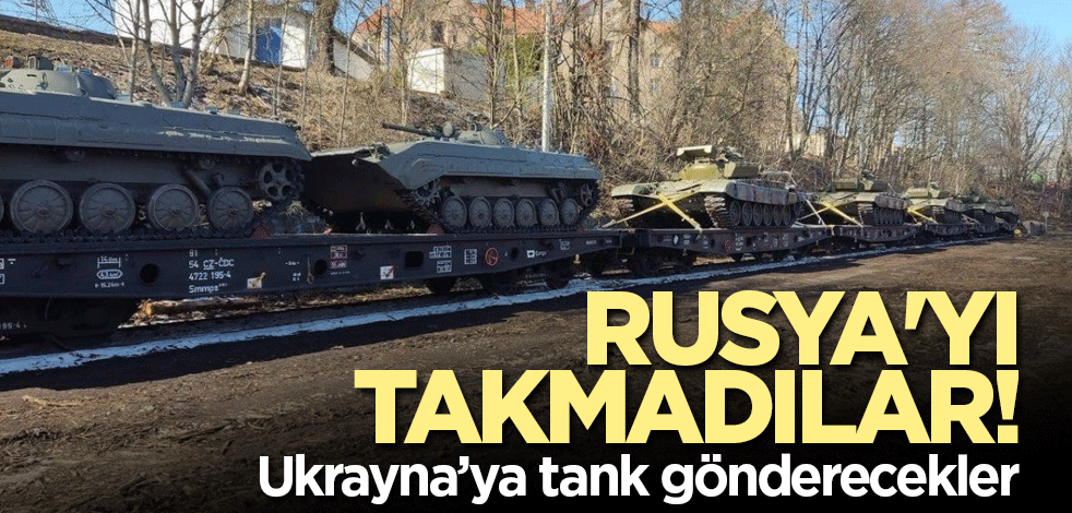 Rusya'yı takmadılar! Ukrayna’ya tank gönderecekler