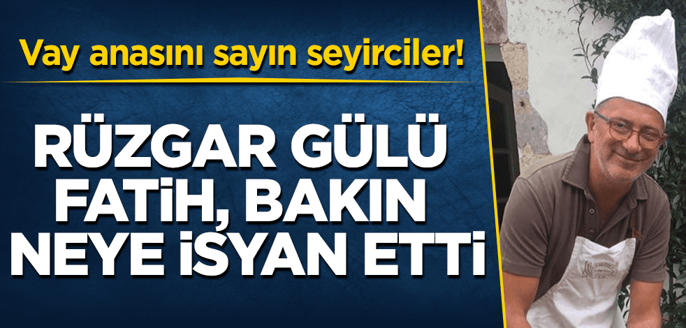 "Rüzgar gülü" Fatih Altaylı, bakın neye isyan etti