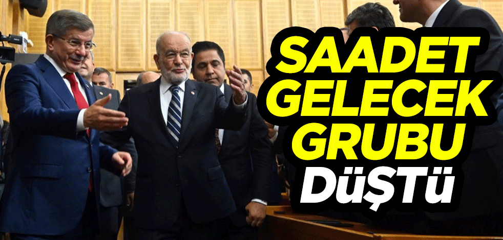 Saadet-Gelecek grubu düştü