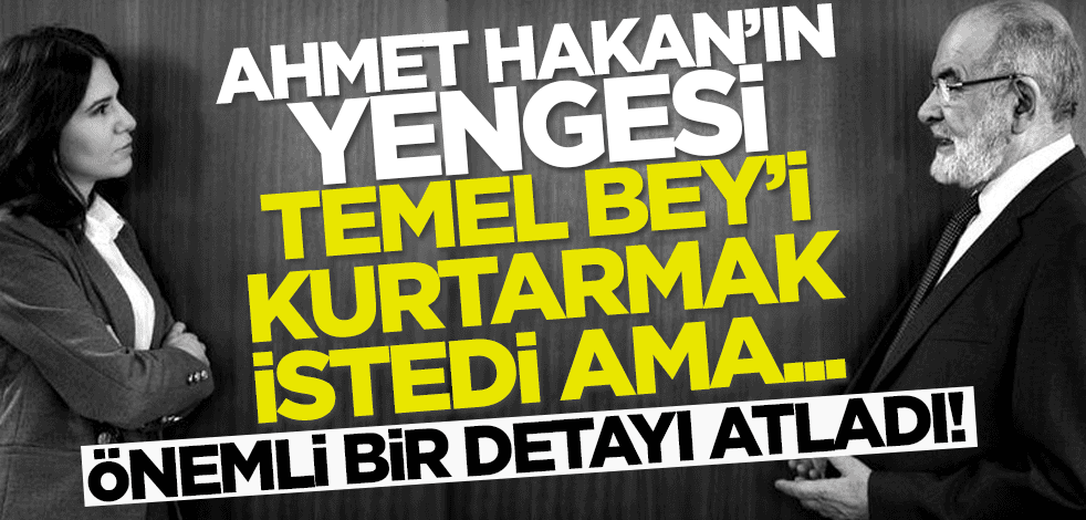 Saadet Partisi sınıfta kaldı! Ahmet Hakan'ın yengesi Kübra Par, Karamollaoğlu'nu kurtarmaya çalıştı ama...