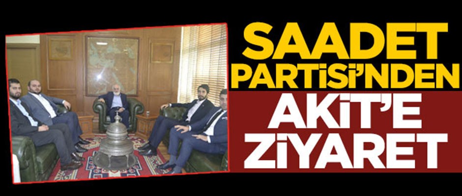 Saadet Partisi’nden Akit’e ziyaret