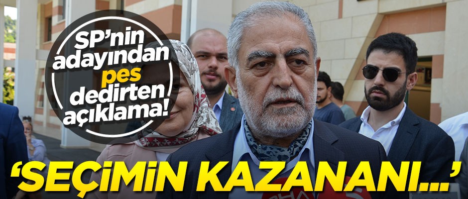 Saadet Partisi’nin adayı Necdet Gökçınar’dan "pes" dedirten açıklama! "Seçimin kazananı..."