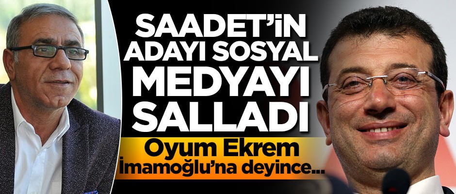 Saadet Partisi'nin Batman adayı 'Oyum İmamoğlu'na' deyince alay konusu oldu