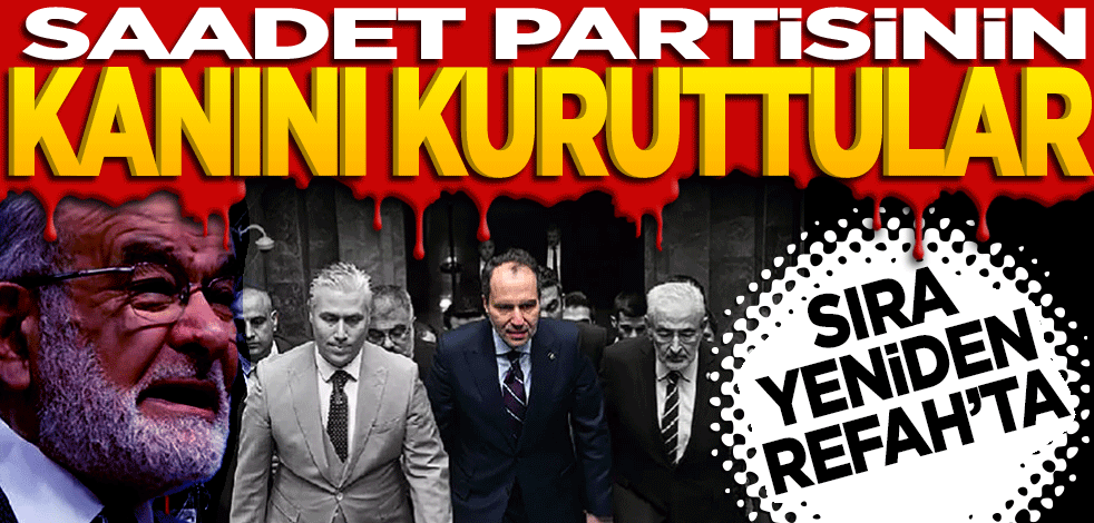 Saadet partisinin kanını kuruttular sıra YRP’de
