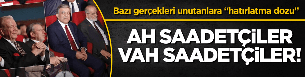 Saadetçiler, Erbakan düşmanı Uğur Dündar'ı baş tacı yapmıştı