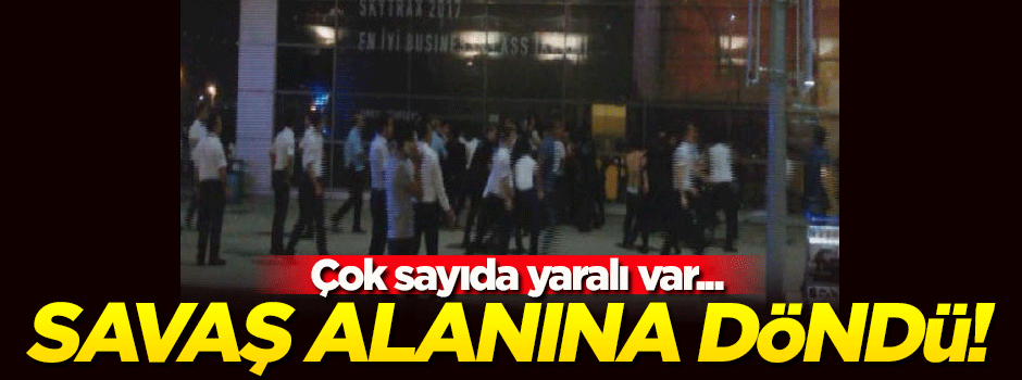 Sabiha Gökçen savaş alanına döndü: 5 yaralı!