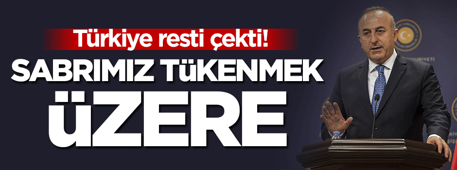 Türkiye'den AB'ye vize resti geldi