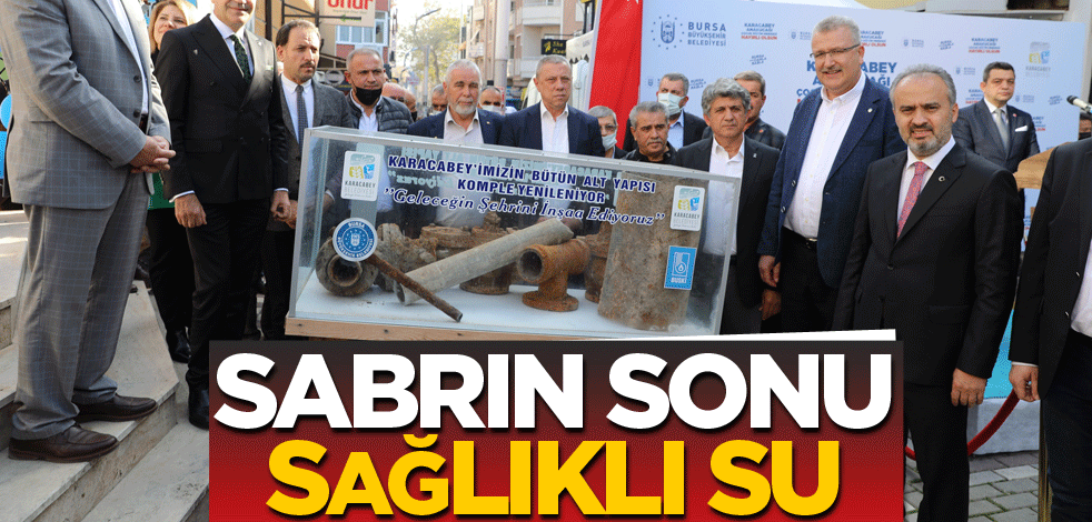 Sabrın sonu sağlıklı su