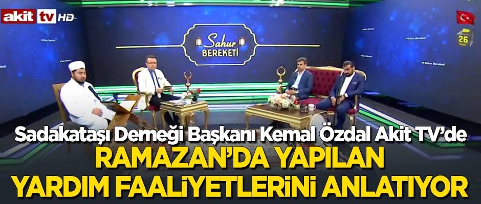 Sadakataşı Derneği, Ramazan faaliyetlerini anlatıyor