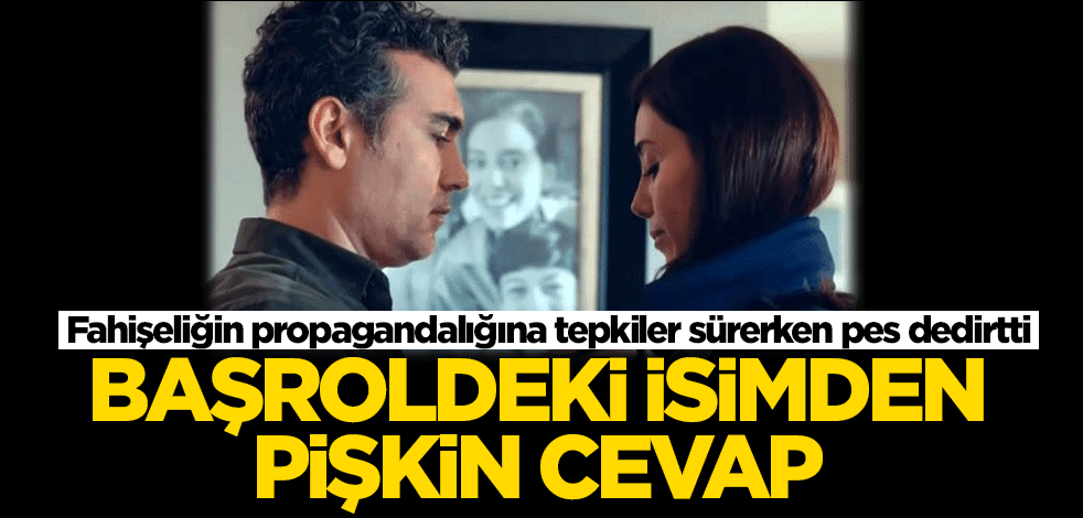 Sadakatsiz dizisinin başrolü Caner Cindoruk'tan pişkin cevap
