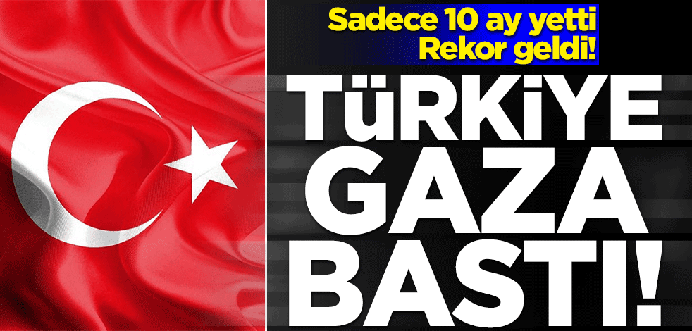 Sadece 10 ay yetti rekor geldi! Cumhuriyet tarihinin en yüksek seviyesine çıktı