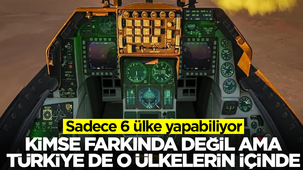 Sadece 6 ülke yapabiliyor: Kimse farkında değil ama Türkiye de o ülkelerin içinde
