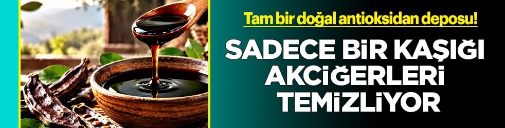 Sadece bir kaşığı akciğerleri temizliyor! Bir doğal antioksidan deposu resmen...