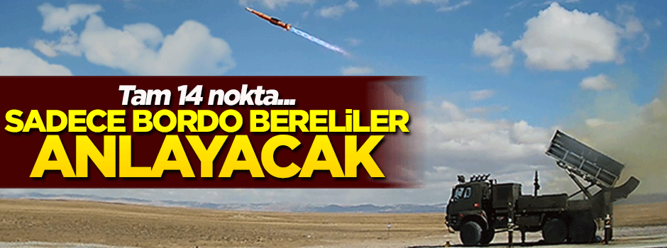 Sadece bordo bereliler anlayacak