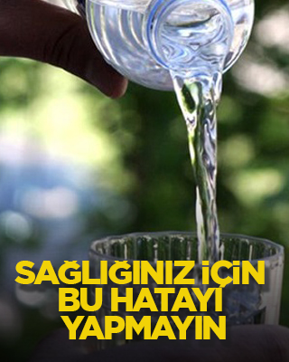 Sağlığınız için bu hatayı yapmayın