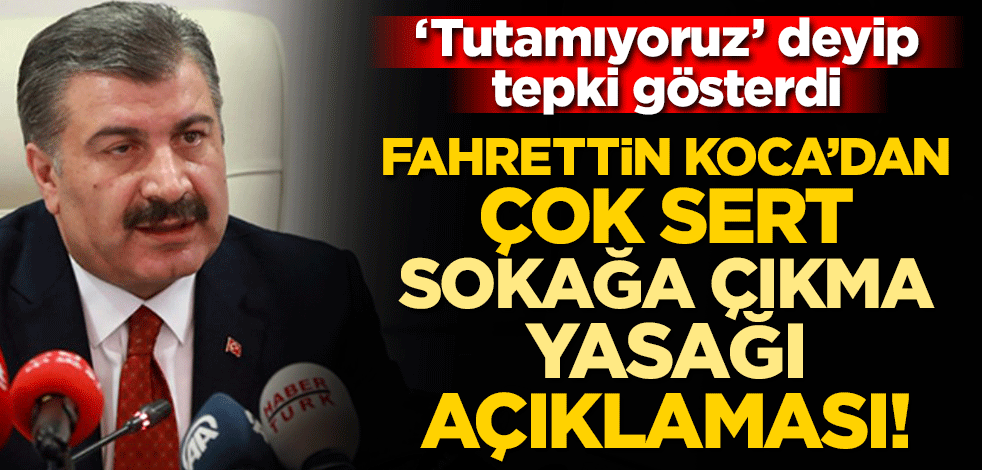 Sağlık Bakanı Fahrettin Koca isyan etti: İstanbul’u tutamıyoruz!