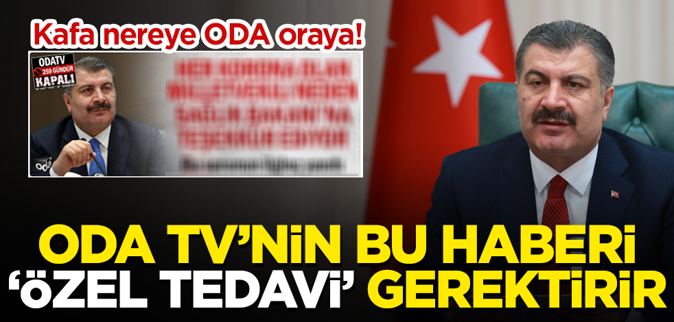 Sağlık Bakanı Fahrettin Koca'ya her partiden milletvekillerinin teşekkürü de Oda TV'yi rahatsız etti
