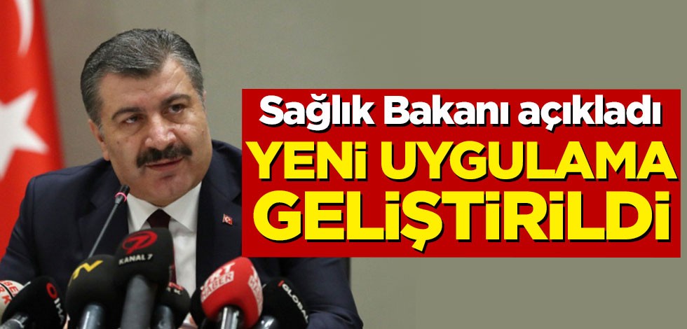 Sağlık Bakanı Koca'dan flaş açıklama