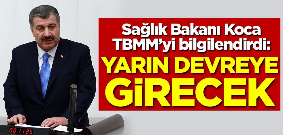 Sağlık Bakanı Koca'dan koronavirüs açıklaması