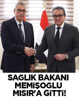 Sağlık Bakanı Memişoğlu Mısır'da!