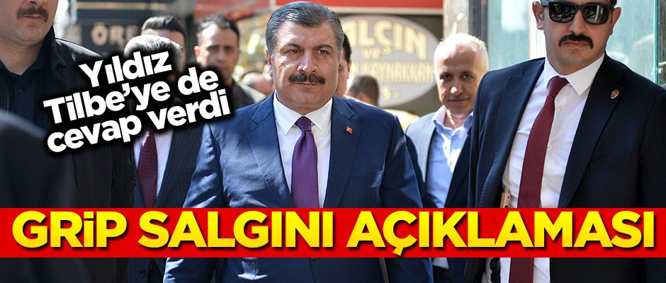 Sağlık Bakanı'ndan grip salgını açıklaması