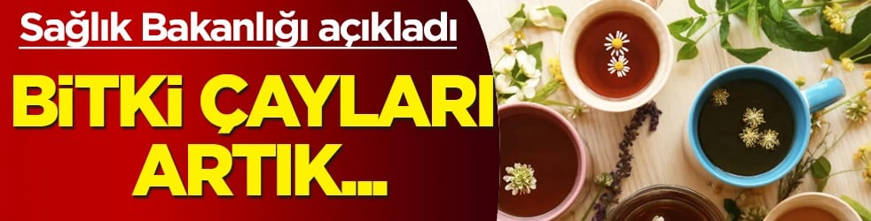 Sağlık Bakanlığı duyurdu: Bitki çayları eczanelerde satılacak! 90 gün içinde sonuçlandırılacak...