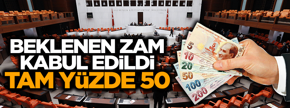 Sağlık çalışanlarına yüzde 50 zam TBMM'de kabul edildi