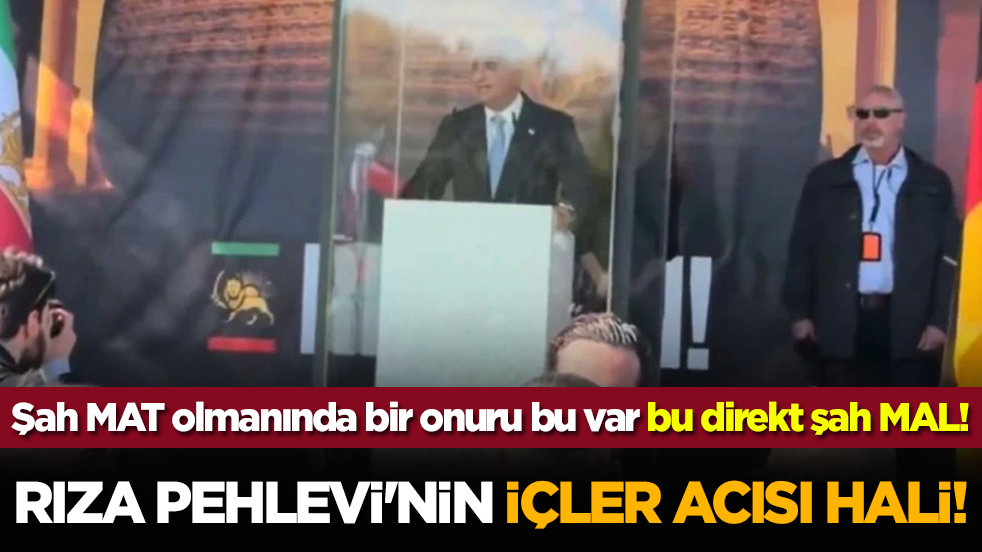 Şah mat olmanında bir onuru bu var bu direkt şah mal! Rıza Pehlevi'nin içler acısı hali!