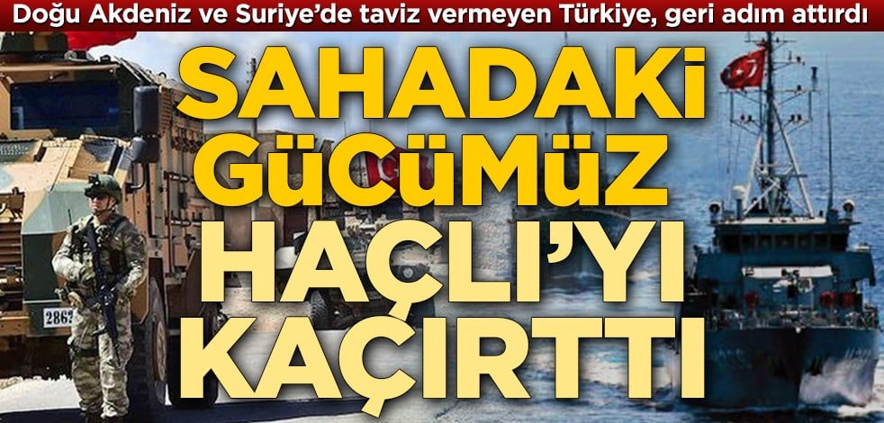 Sahadaki gücümüz Haçlı’yı kaçırdı