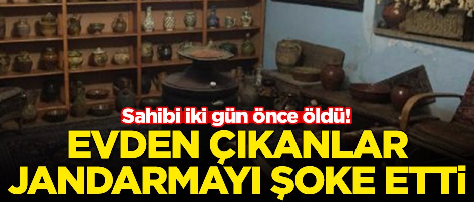 Sahibi iki gün önce öldü! Evden çıkanlar ekipleri şoke etti