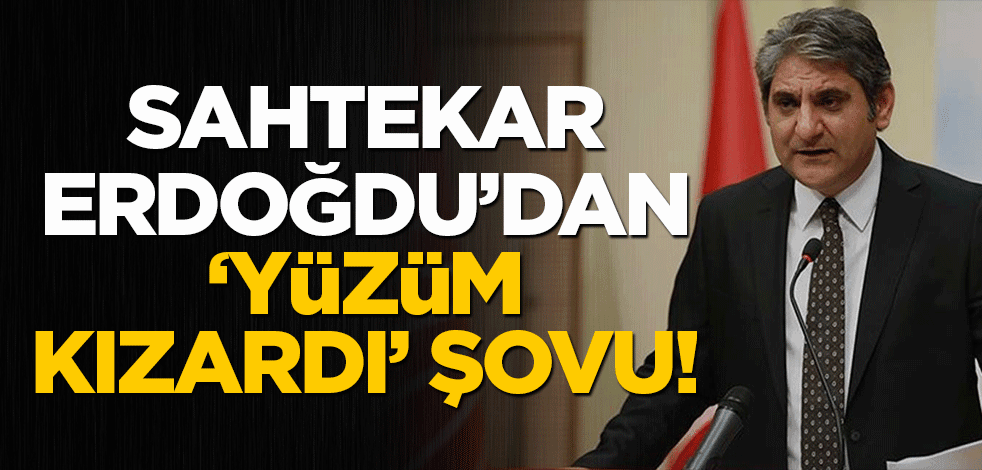 Sahtekar Aykut Erdoğdu'dan 'yüzüm kızarıyor' şovu!