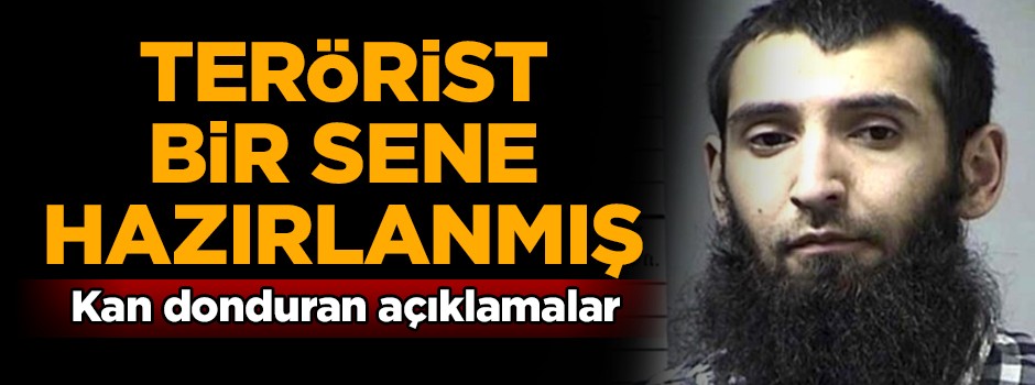 Saipov, Cadılar Bayramı'ndaki saldırısı için 1 sene hazırlık yapmış