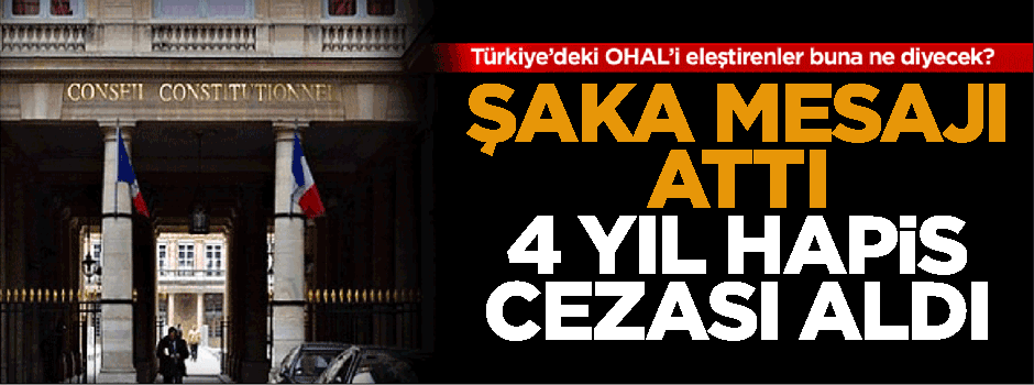 Şaka mesajı attı, terör propagandasından hapse mahkum edildi