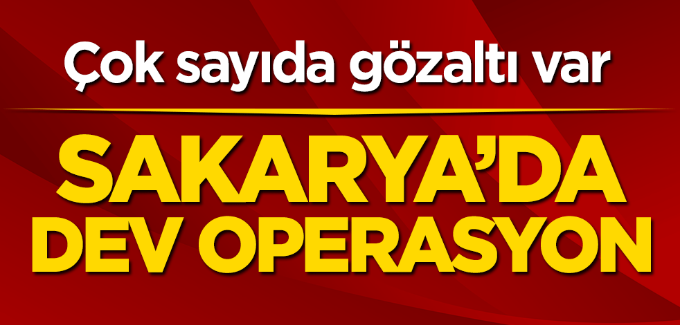 Sakarya merkezli DEAŞ operasyonu: 11 gözaltı